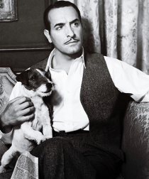 Uggie and Jean Dujardin in The Artist Uggie and Jean Dujardin in The Artist