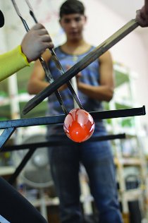 Hot Glass art, photo by Meghan McLaughlin