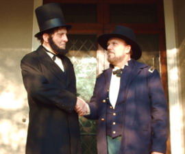 Tom Swenson and Daniel Ferguson Haughey in The Chronicles of Lincoln and Grant