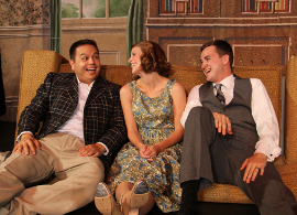 Eric Reyes, Melissa Pepper, and Daniel Pepper in Singin' in the Rain