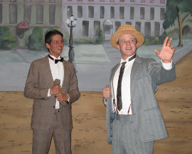 Bryan Tank and Tristan Tapscott in Hello, Dolly!