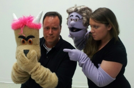 Mike Kelly and Tracy Pelzer-Timm in Avenue Q