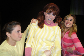 Danielle Barnes, Mariah Thornton, and Dani Westhead in Freckleface Strawberry: The Musical