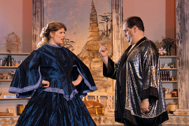Rochelle and Jon Schrader in Countryside Community Theatre's The King & I