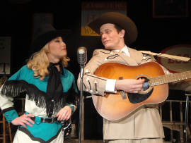 Nina Schreckengost and Jonathan Scott Roth in Hank Williams: Lost Highway