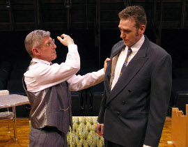 Jim Driscoll and Dana Moss-Peterson in Death of a Salesman