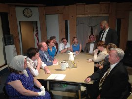 the District Theatre's 12 Angry Men ensemble