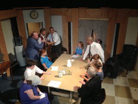 the District Theatre's 12 Angry Men ensemble