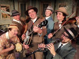 Rachelle Walljasper, Brad Hauskins, Jody Alan Lee, Tristan Tapscott, Andrew Crowe, and Ryan Edward Wise in Southern Crossroads