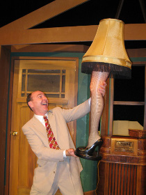 Tom Walljasper in A Christmas Story: The Musical, at the Circa '21 Dinner Playhouse