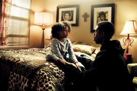 Ariana Neal and Michael B. Jordan in Fruitvale Station