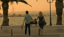 Ethan Hawke and Julie Delpy in Before Midnight