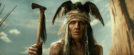 Johnny Depp in The Lone Ranger