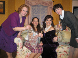 Rachelle Walljasper, Tamarin K. Lawler, Miranda Jane, and Lora Adams in Always a Bridesmaid