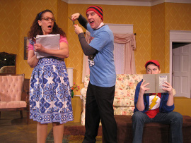 Tamarin Lawler, Brad Hauskins, and Morgan Griffin in Tales of a Fourth Grade Nothing