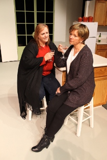 Lisa Kahn and Pamela Crouch in Dinner with Friends