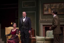 Danielle Brothers, John Chase, and Grant Brown in An Inspector Calls