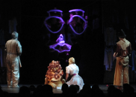 Caleb Jernigan, Heather Baisley, Carly Berg, and Robert Rice in The Wizard of Oz