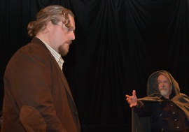 Aaron E. Sullivan and John Turner in Doctor Faustus