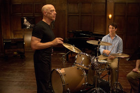 J.K. Simmons and Miles Teller in Whiplash