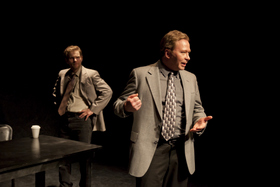 Thomas Alan Taylor and Mike Schulz in A Steady Rain, photo by Shared Light Photography's Jessica Sheridan