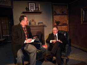 Mike Kelly and Doug Kutzli in The Mousetrap