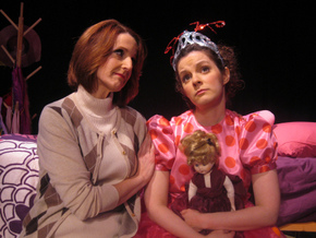 Deborah Kennedy and Kaitlyn Casanova in Fancy Nancy: The Musical
