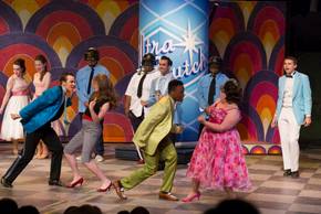 Sam Leicht, Rosie Upton, Eli Emmit, and Amelia Jo Parish in Hairspray