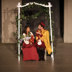 Chelsie Ward and Neil Tunnicliff in The Merry Wives of Windsor