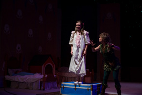 Holly Moss and Rosie Upton in Peter Pan