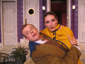 Tristan Tapscott and Theresa McGuirk in Boeing-Boeing