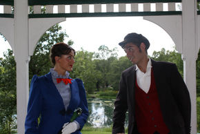 Heather Herkelman and John Whitson in Mary Poppins