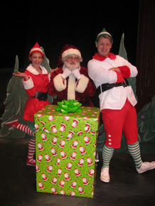 Cydney Roelandt, Janos Horvath, and Sheldon Rogers in The Most Famous Reindeer of All