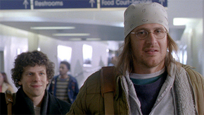 Jesse Eisenberg and Jason Segel in The End of the Tour