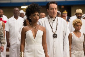 Teyonah Parris and John Cusack in Chi-raq