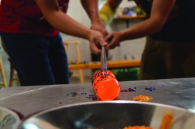 Hot Glass art, photo by Meghan McLaughlin