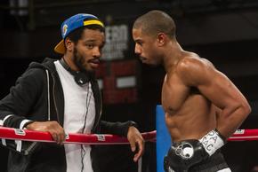 Ryan Coogler directs Michael B. Jordan in Creed