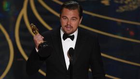 Best Actor winner Leonardo DiCaprio for The Revenant