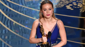 Best Actress winner Brie Larson for Room