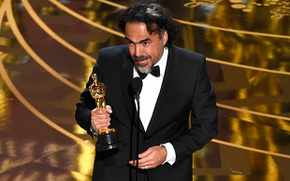 Best Director winner Alejandro Gonzalez Inarritu for The Revenant