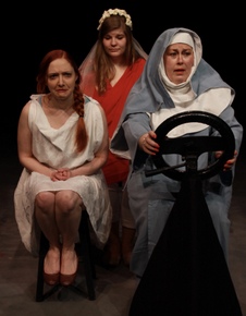 Stephanie Moeller, Sydney Dexter, and Karrie McLaughlin in Mama Won't Fly