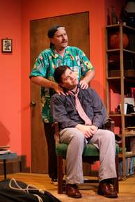 Matthew Teague Miller and David Coolidge in The Odd Couple