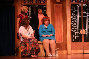 Sarah Hayes, Megan Opalinski, Donnalynn Waller, and Whitney Hayes in Menopause: The Musical