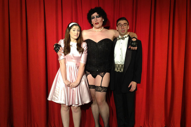 Leslie Munson, Dion Stover, and Joey Boos in The Rocky Horror Show @ Circa '21 Speakeasy
