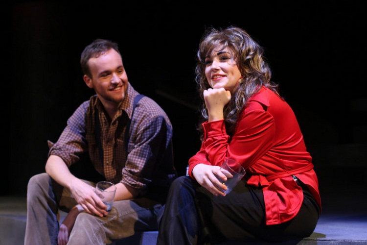 Tristan Odenkirk and Sarah Baker in Crimes of the Heart