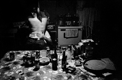 After hours party at a farmhouse, Johnson County, Iowa. (2006) -- photo by Danny Wilcox Frazier