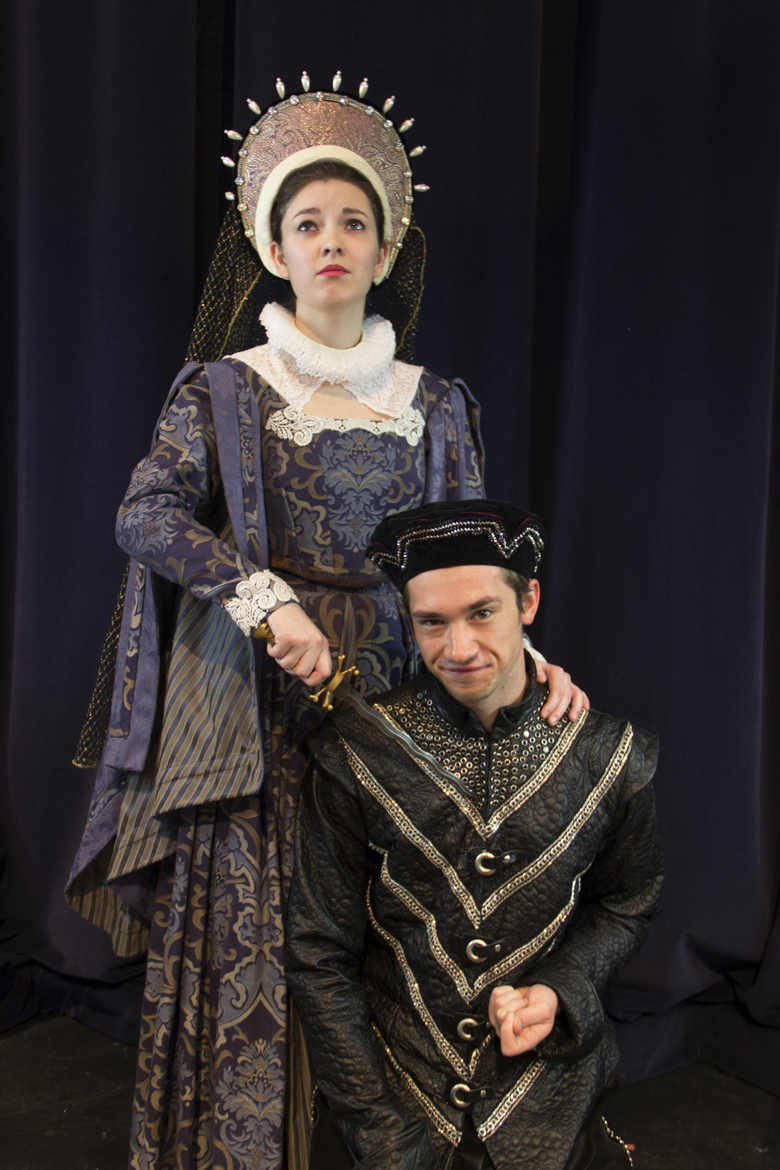 Kayla Lansing and Sam Jones in Richard III