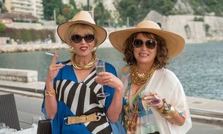 Joanna Lumley and Jennifer Saunders in Absolutely Fabulous: The Movie