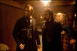 Benjamin Walker and Dominic Cooper in Abraham Lincoln: Vampire Hunter