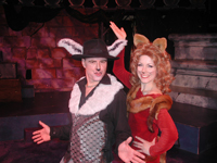 Erin Dickerson with Tom Walljasper in "Aesop's Dynamic Duo"